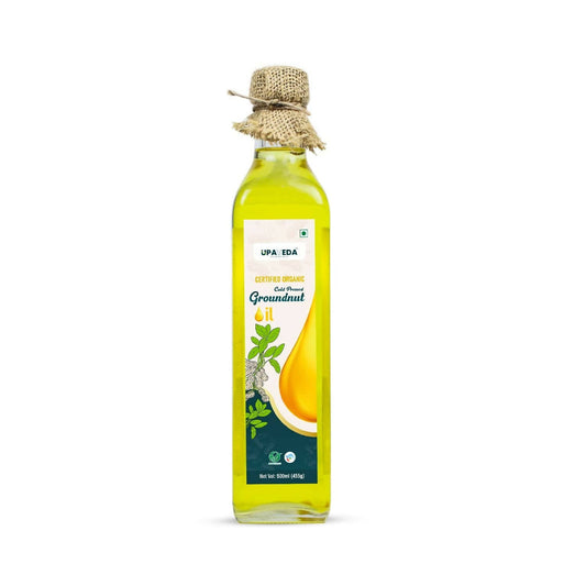 Upaveda Organic Cold Pressed Groundnut Oil | Swadesiicart