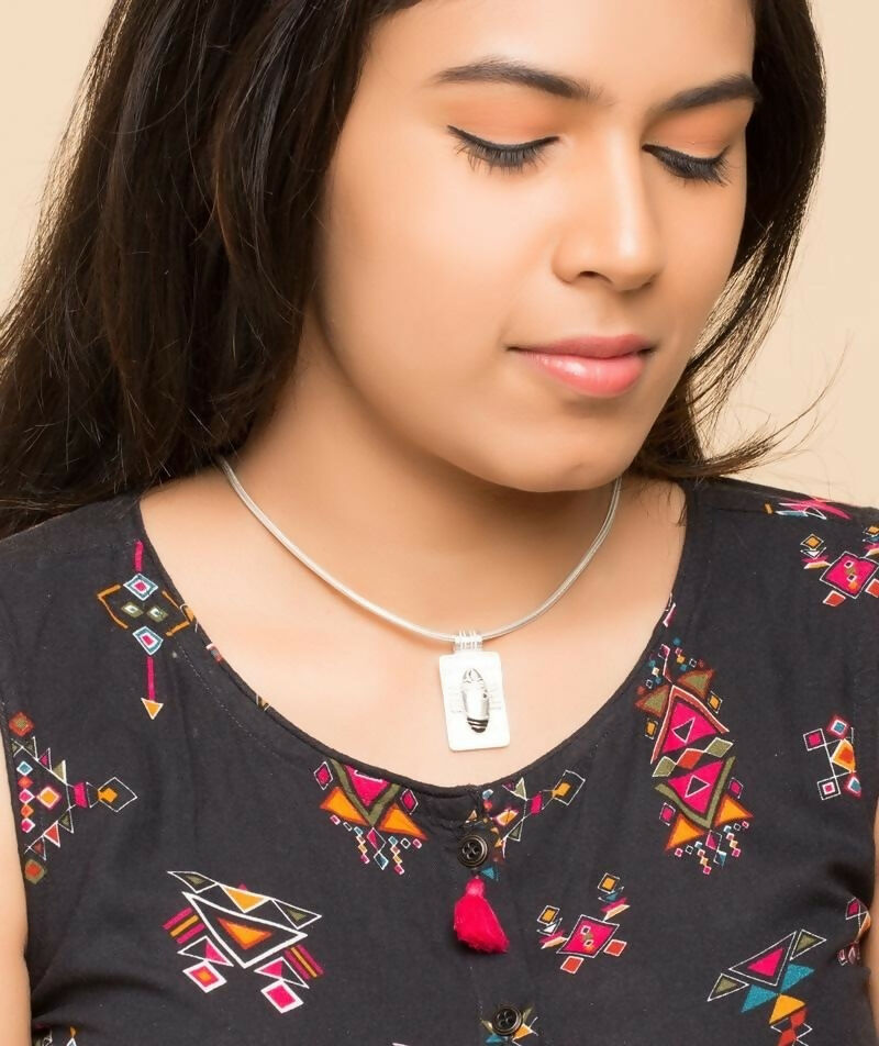 Isha Life Linga Bhairavi Silver Pendant | Swadesiicart