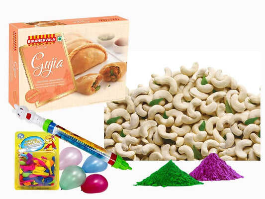 Bikanervala Cashew Nuts with Holi Gujia | Swadesiicart