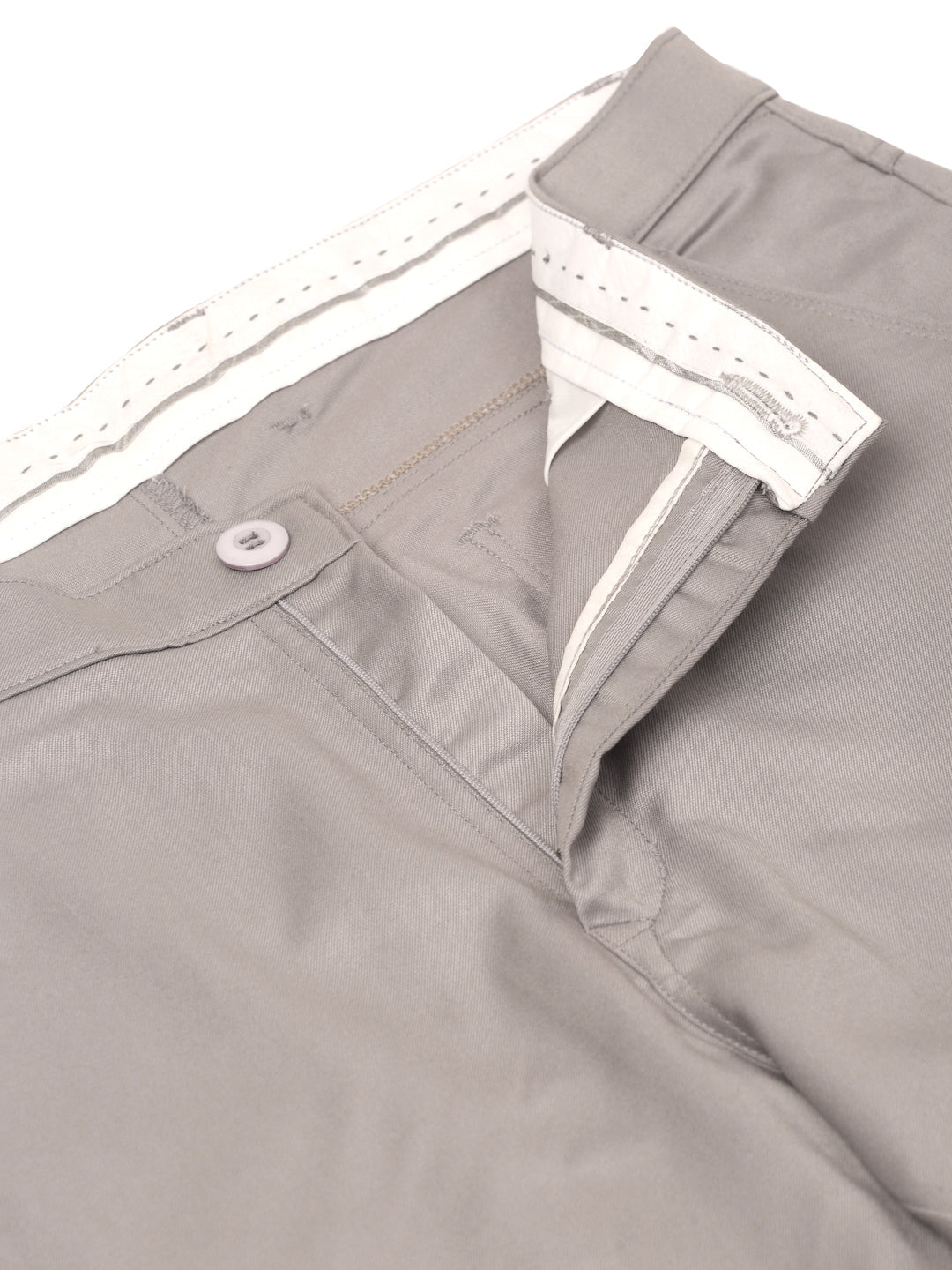 Jainish Men's Casual Cotton Solid Cargo Pants ( KGP 154 Light-Grey ) - Swadesiicart