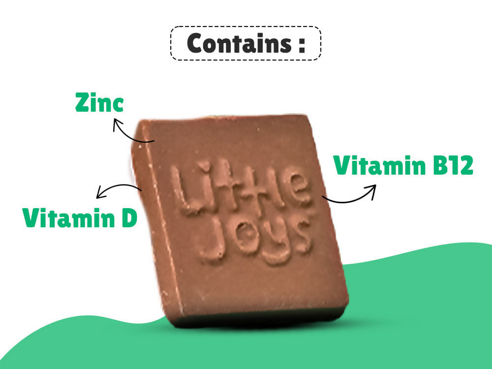 Little Joys Naturally Sweetened with Jaggery Chocolates with Multivitamin - Swadesiicart