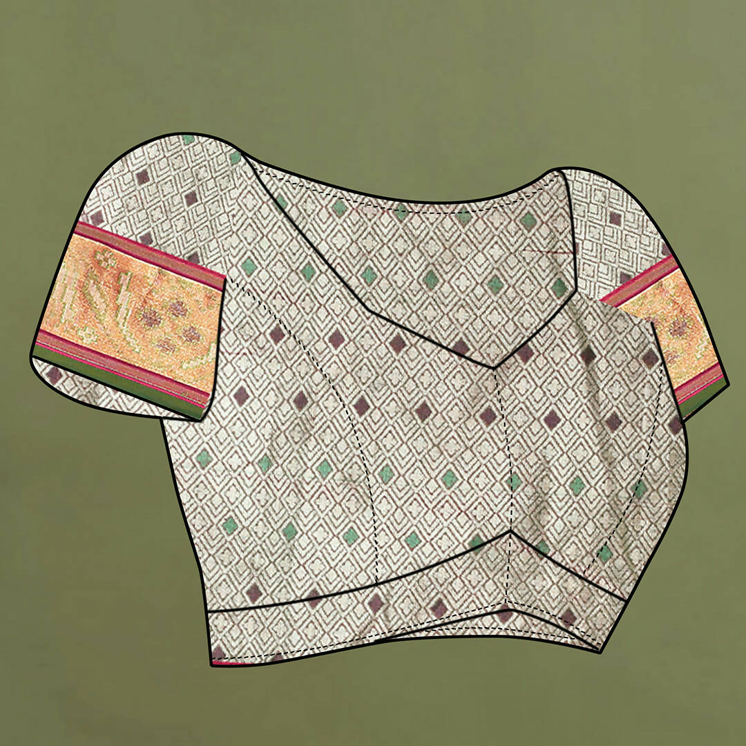 Lorenvalley Fashion Pink Patola Silk Woven Design Zari Meenakari Weaving Saree - Swadesiicart