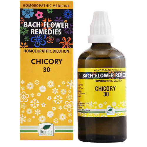 New Life Homeopathy Bach Flower Remedies Chicory Dilution | Swadesiicart