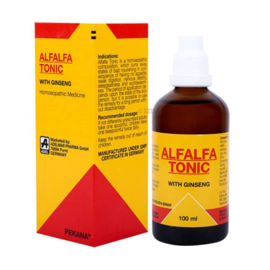 Adel Homeopathy Alfalfa Tonic With Ginseng | Swadesiicart