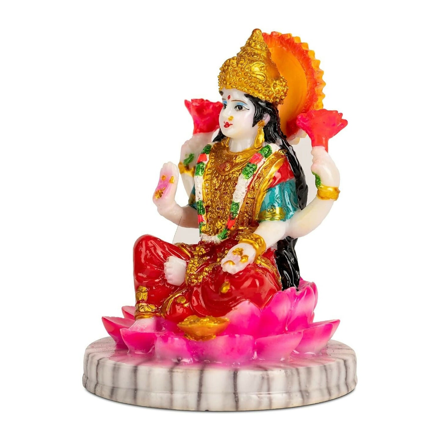 BS Handicrafts Stone Lakshmi Devi Idol - Swadesiicart