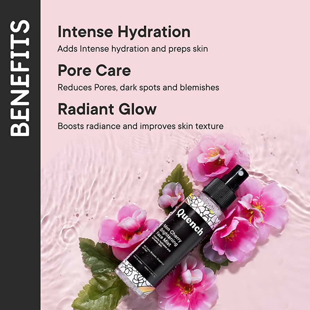 Quench Botanics Mon Cherry Brightening Face Mist - Korean Skincare | Swadesiicart