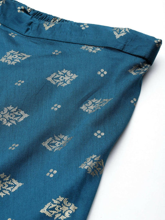 Ahalyaa Women's Traditional wear Lehenga Choli - Teal Blue | Swadesiicart