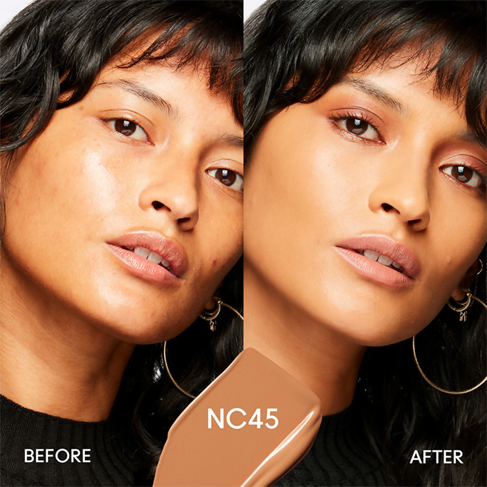 M.A.C Studio Fix Fluid SPF 15 Mini Soft Matte Foundation With Hyaluronic Acid - NC45 - Swadesiicart