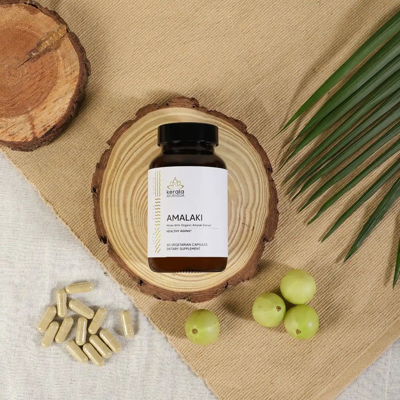 Amalaki - Boosts Immunity and Nourishes Skin with Natural Vitamin C (60 Veg Capsules)