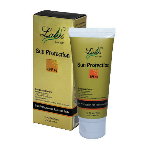 Lalas Sun Protection SPF 45 Cream - Distacart