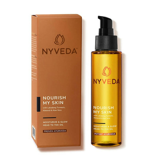 Nyveda Body Oil | Nourish My Skin Moisturise & Glow Head-To-Toe | Swadesiicart