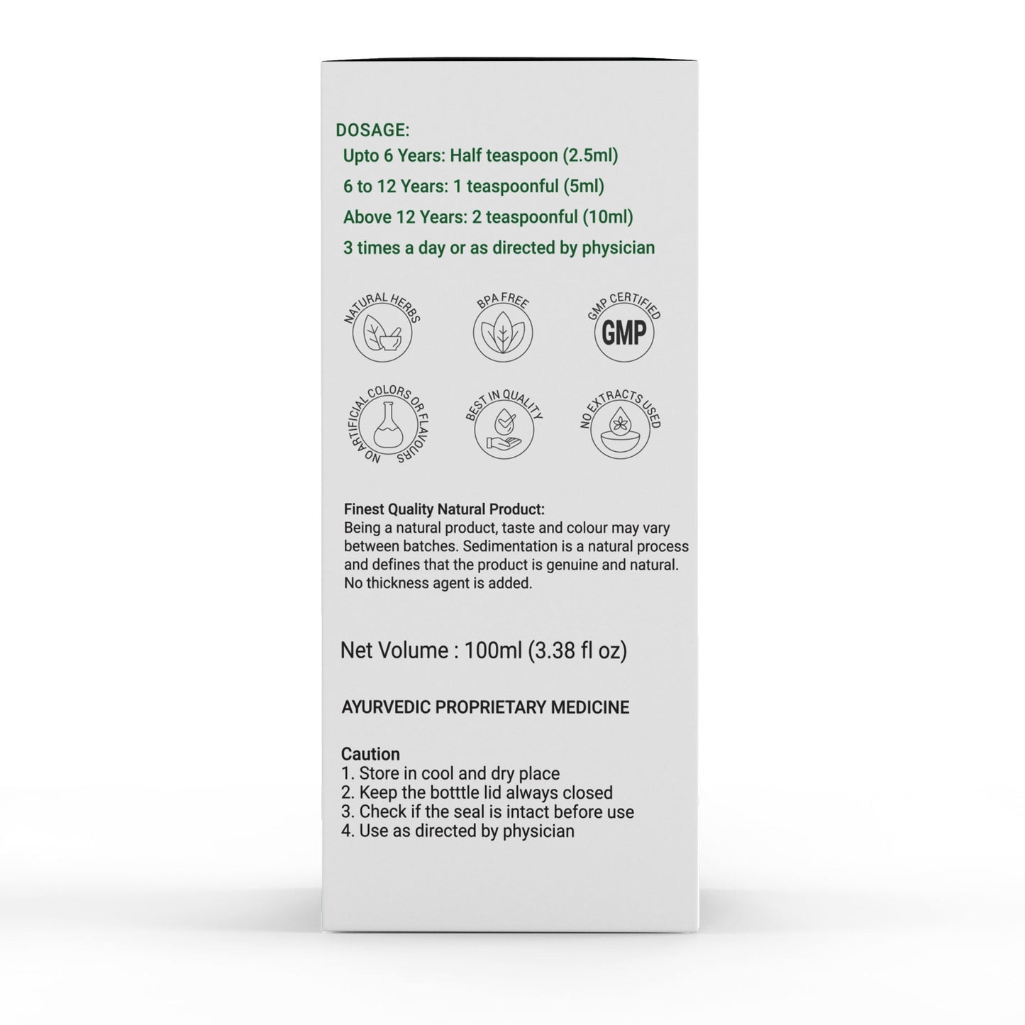 Krishna'S Herbal & Ayurveda Khas Vida Cough Syrup | Swadesiicart