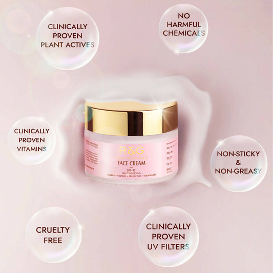 Vasu Healthcare R&G Skin Brightening Face Cream With SPF-15 - Swadesiicart