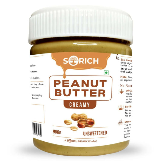 Sorich Organics All Natural Creamy Peanut Buttery - Swadesiicart