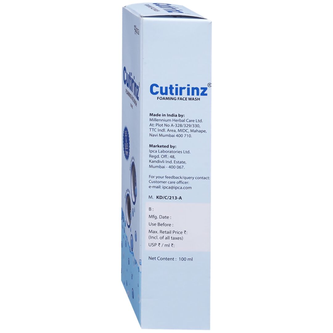 Ipca Cutirinz Foaming Face Wash | Swadesiicart