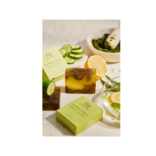 The Herb Boutique Cucumber And Neem Glycerine Soap Bar - Swadesiicart