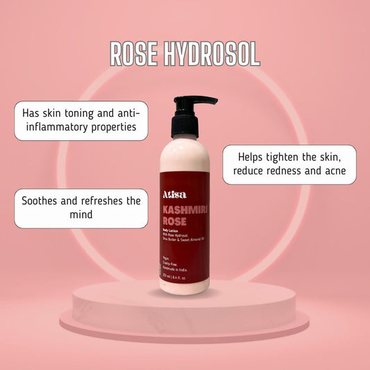 Atisa Kashmiri Rose Body Lotion | Swadesiicart