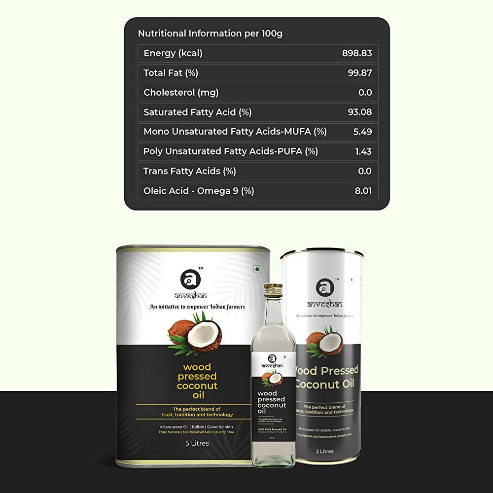 Swadesiicart Wood Pressed Coconut Oil