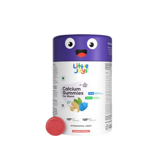 Little Joys Calcium Gummies Strawberry Flavor For Moms - Swadesiicart