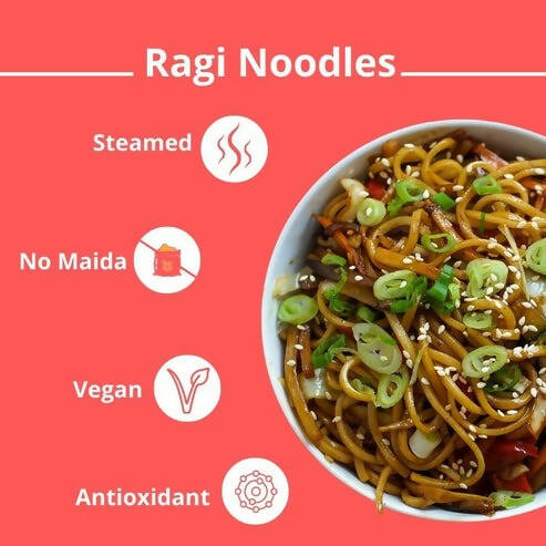 Healthy Master Ragi Millet Noodles - Healthy & Nutritious, 200 g - Swadesiicart