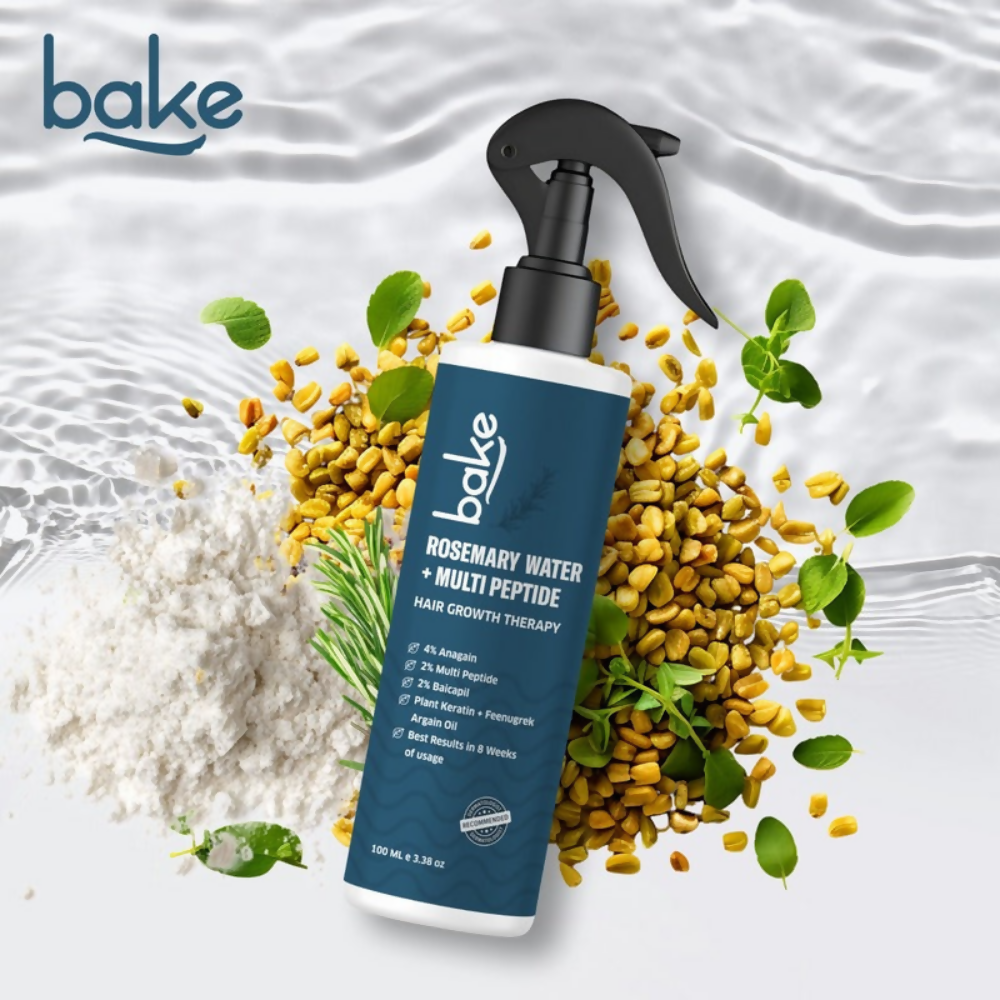 Bake Rosemary Water Hair Growth Spray with Multi Peptides | Swadesiicart