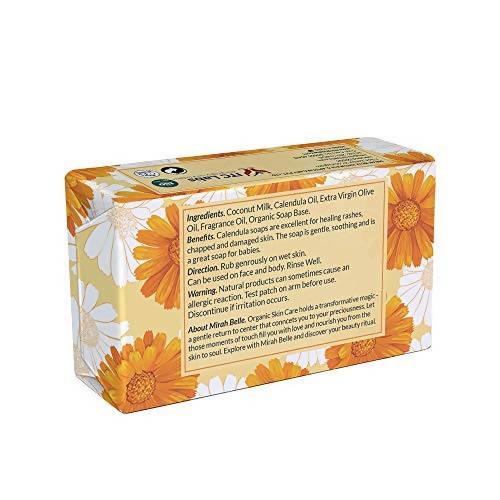 Mirah Belle Coconut Milk Calendula Soap - Swadesiicart