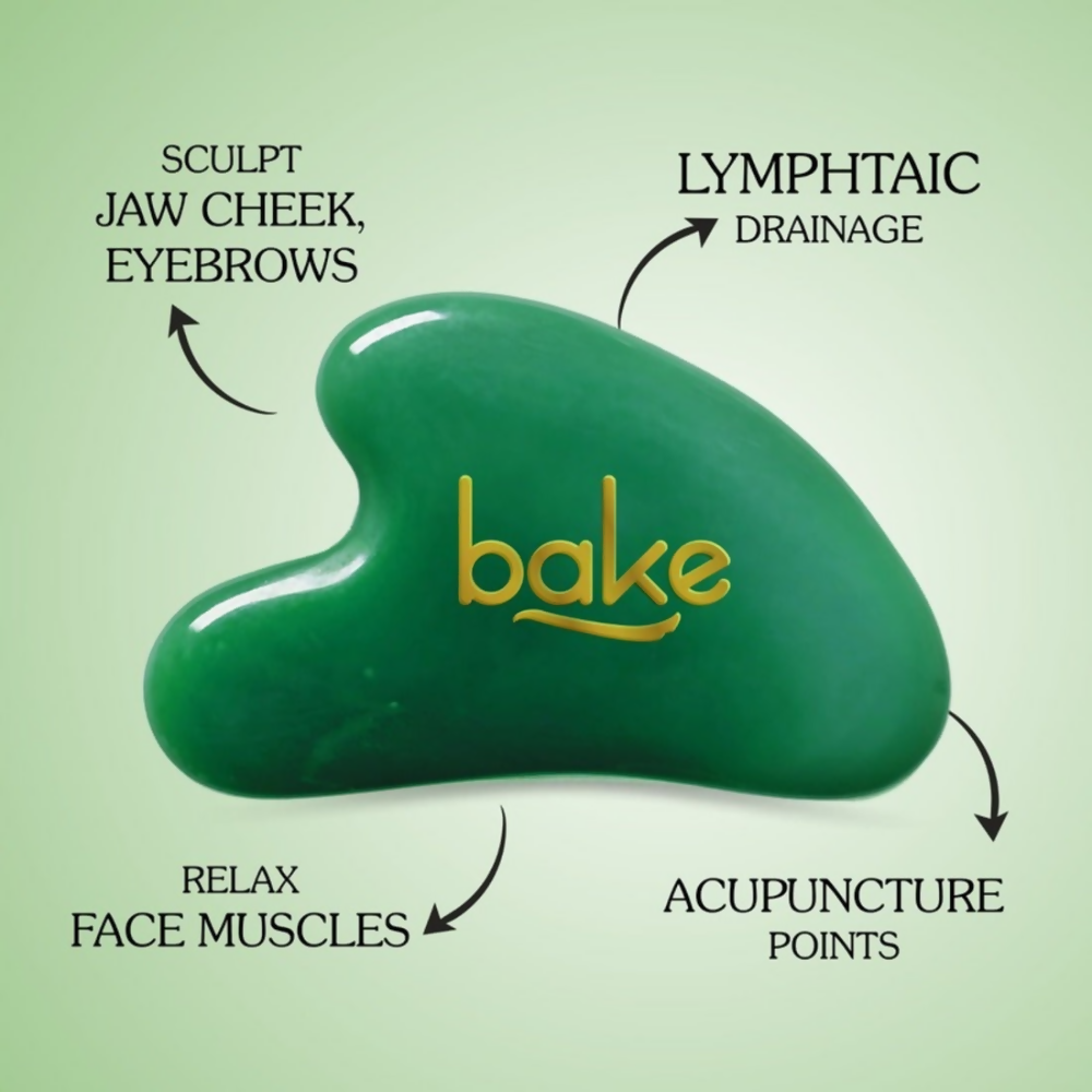 Bake Jade Gua Sha Face Massage Tool | Swadesiicart