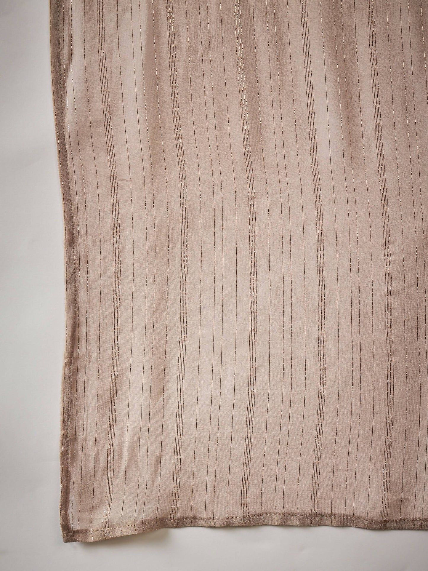 Light Brown Georgette Handwork Unstitched Dress Material - Hanika | Swadesiicart