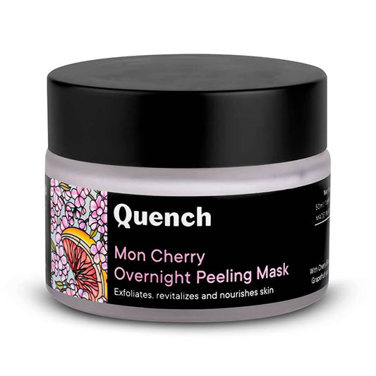 Quench Botanics Mon Cherry Overnight Peeling Mask - Korean Skincare | Swadesiicart