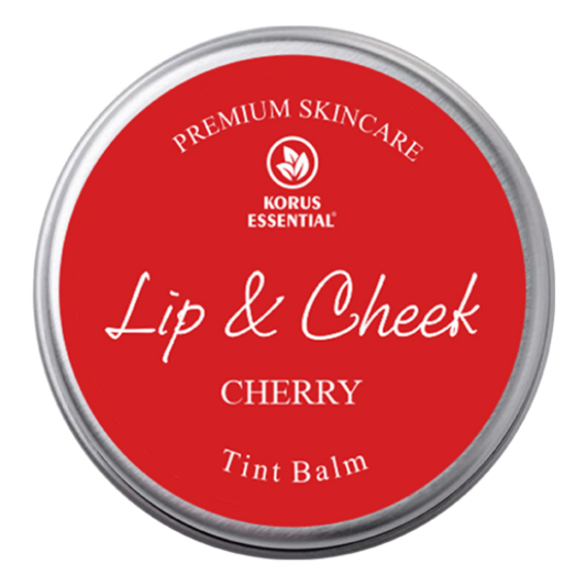 Korus Essential Cherry Lip & Cheek Tint Balm - Just Jaivik
