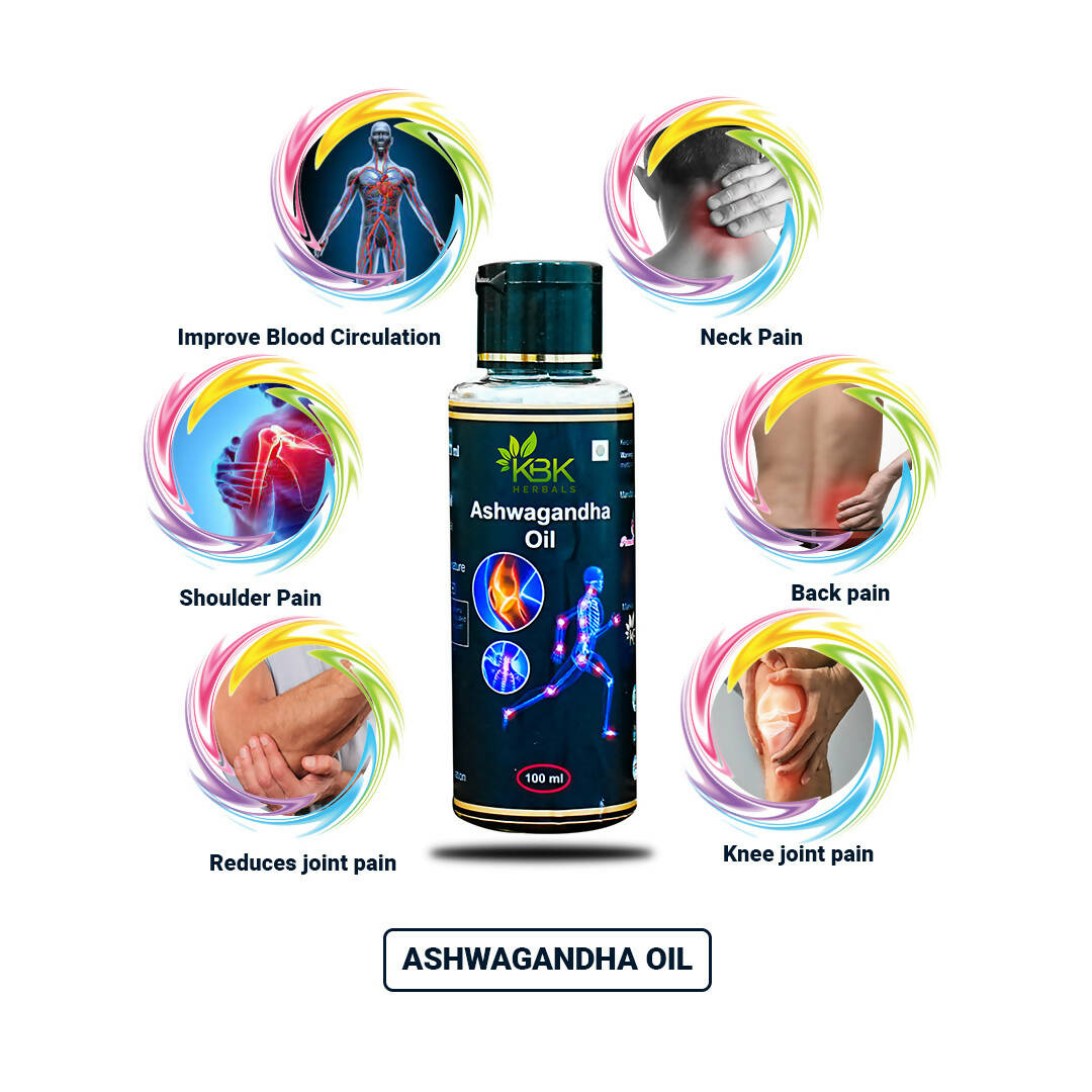 KBK Herbals Ashwagandha Oil - Swadesiicart
