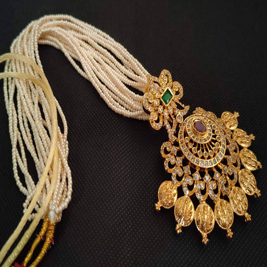 Multicolor Temple Pendant necklace | Swadesiicart