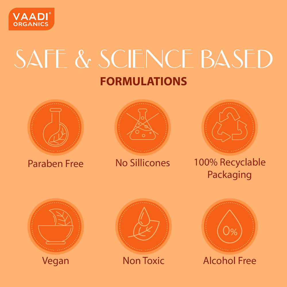 Vaadi Herbals Luxurious Saffron Shower Gel - Swadesiicart