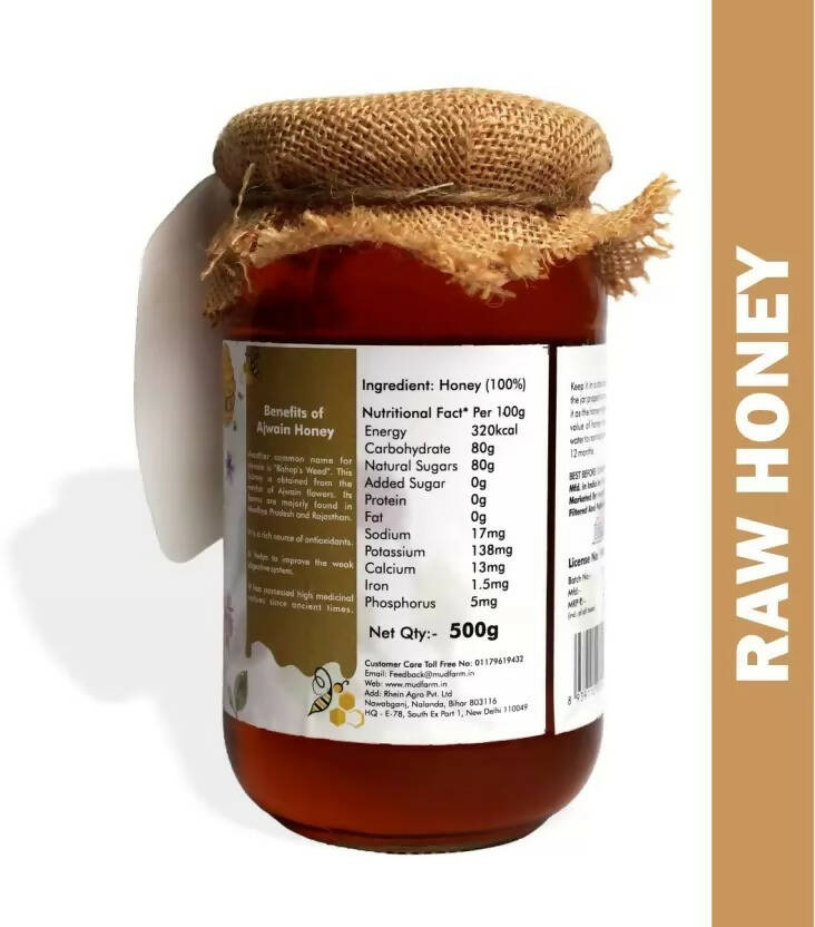 Mudfarm Ajwain Honey - Swadesiicart