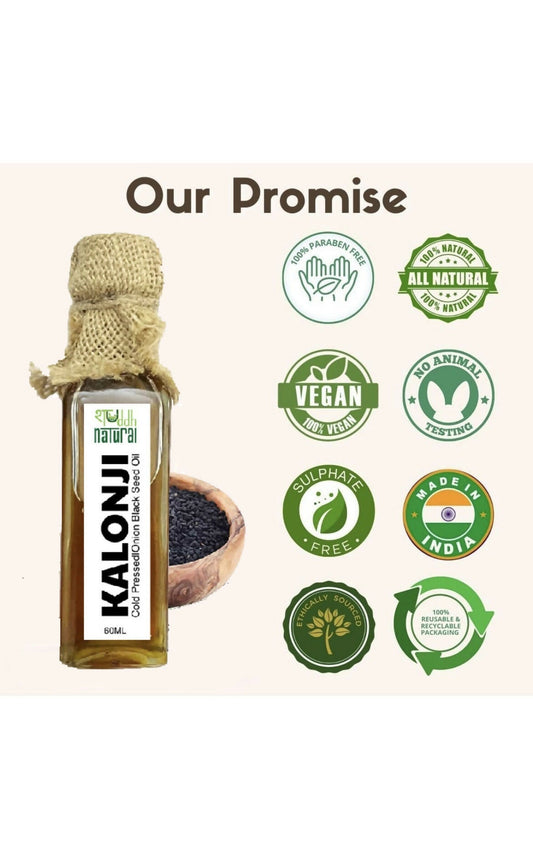 Shuddh Natural Black Onion Seed Oil Kalonji Oil | Swadesiicart