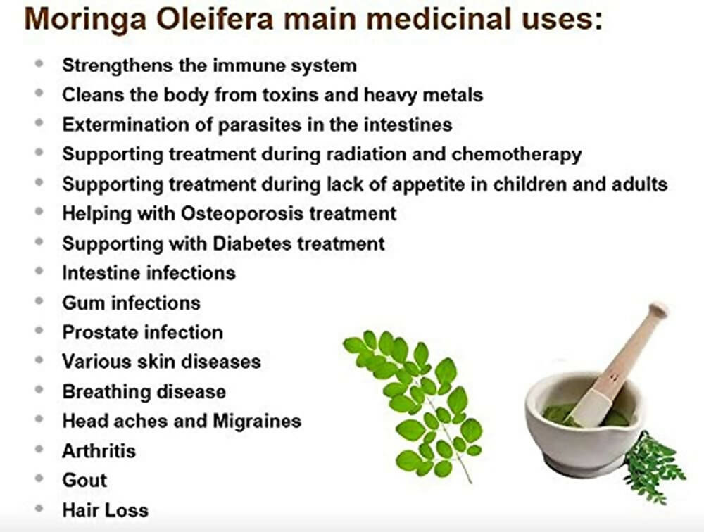 Viroga Organic Moringa Leaf Powder - Swadesiicart