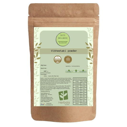 Satvi Wellness Vibhitaki Powder - Satvi Wellness