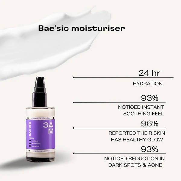 3 AM Baesic Face Moisturizer Cream | Swadesiicart