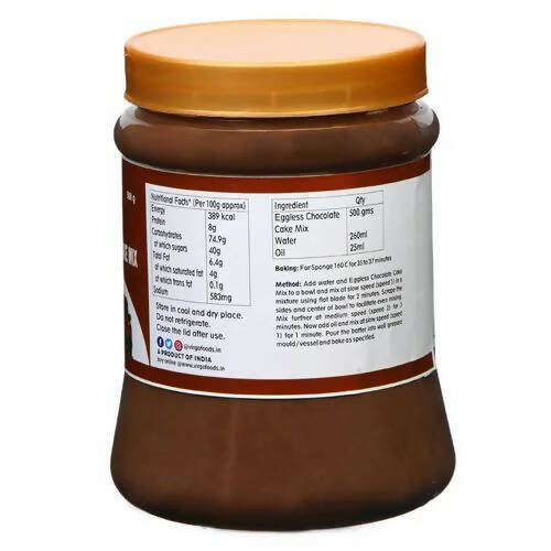 Virgo Eggless Chocolate Cake Mix - Swadesiicart