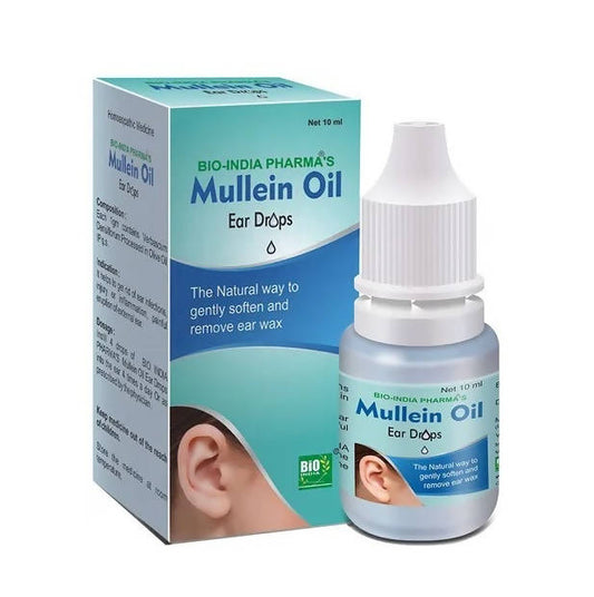 Bio India Homeopathy Mullein Oil Ear Drops | Swadesiicart