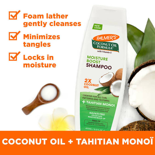 Palmer's Coconut Oil Formula Moisture Boost Shampoo - Swadesiicart