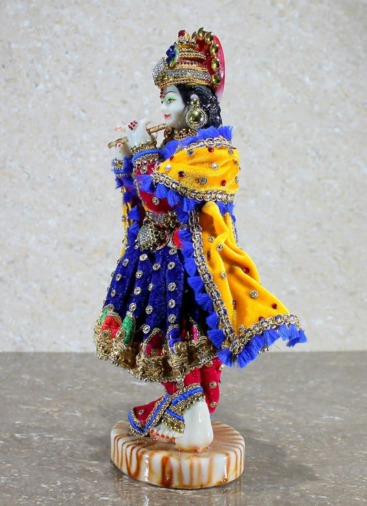 Esplanade Resin Krishna Kishan Murti Action Idol - Swadesiicart