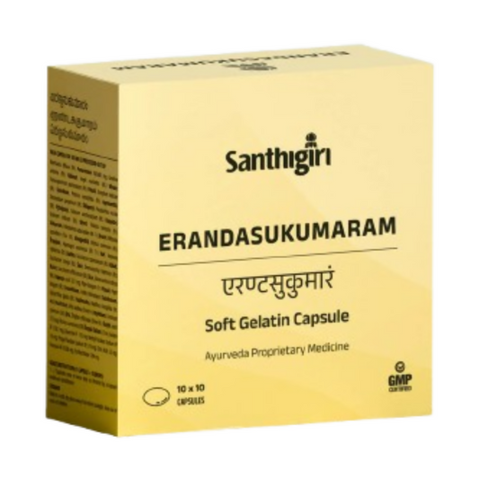 Santhigiri Erandasukumaram Soft Gel Capsules | Swadesiicart