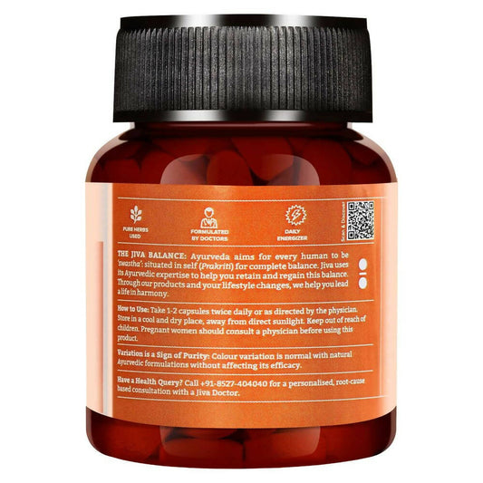 Jiva Ayurveda Oaj Shakti Capsules - Swadesiicart