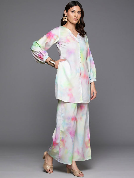 Ahalyaa Women's Traditional Wear Co-ods - Multi Color - Swadesiicart