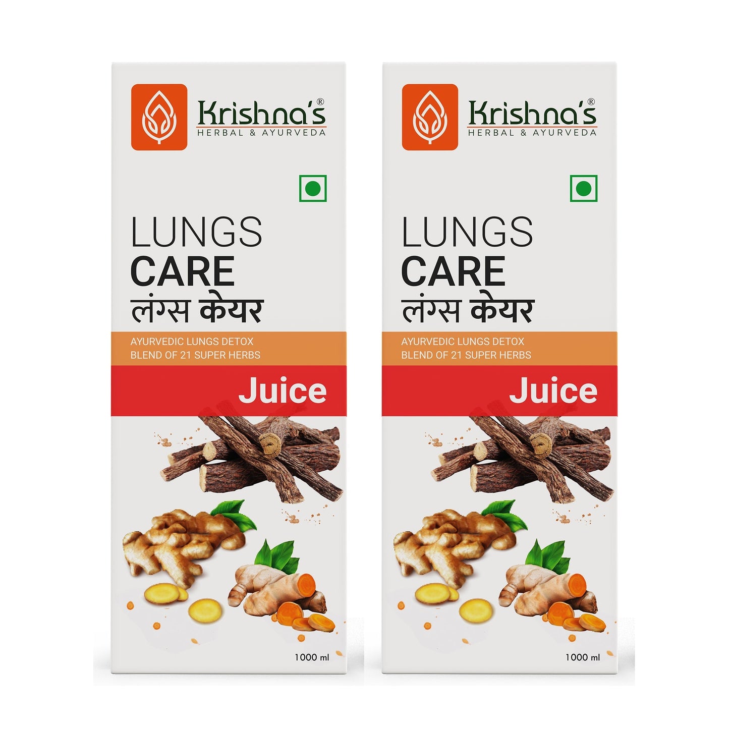 Krishna'S Herbal & Ayurveda Lungs Care Juice | Swadesiicart