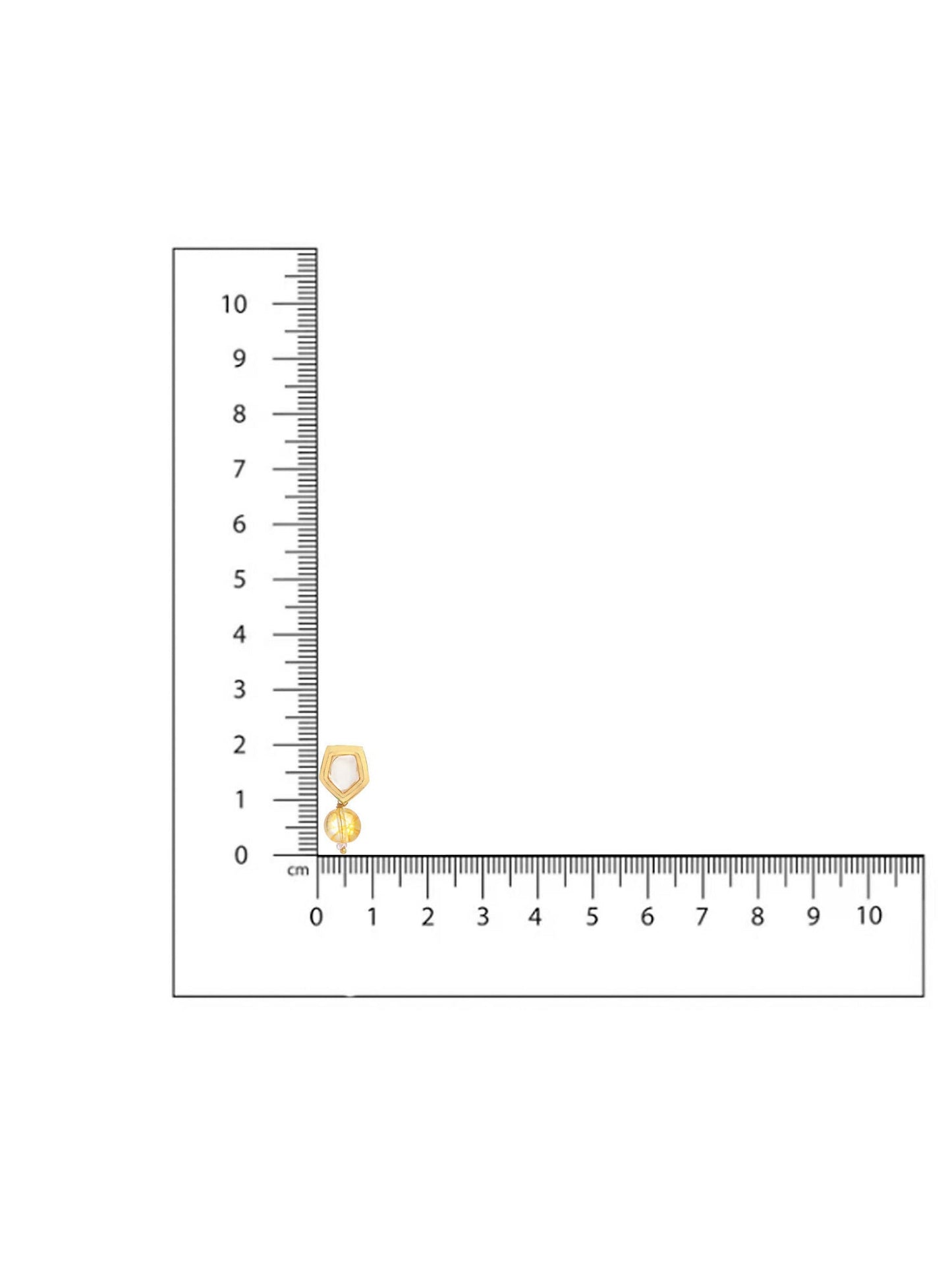 Ruby Raang Yellow Citrine Kundan Studs | Swadesiicart