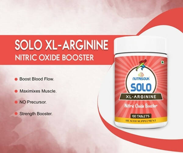 Nutrisouk Solo XL-Arginine Tablets - Swadesiicart