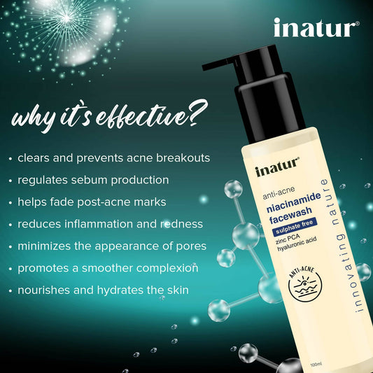 Inatur Niacinamide Face Wash - Swadesiicart