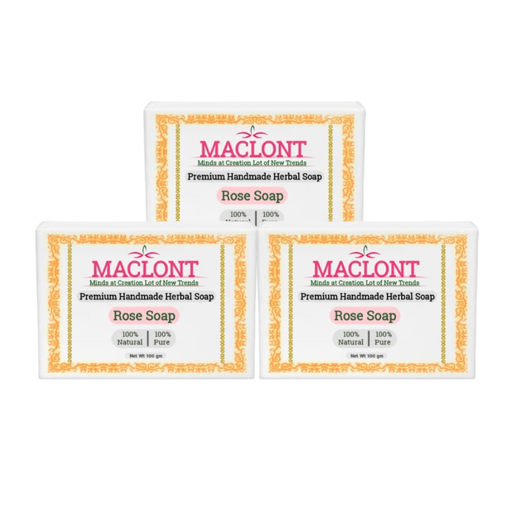 Maclont Rose Soap | Swadesiicart
